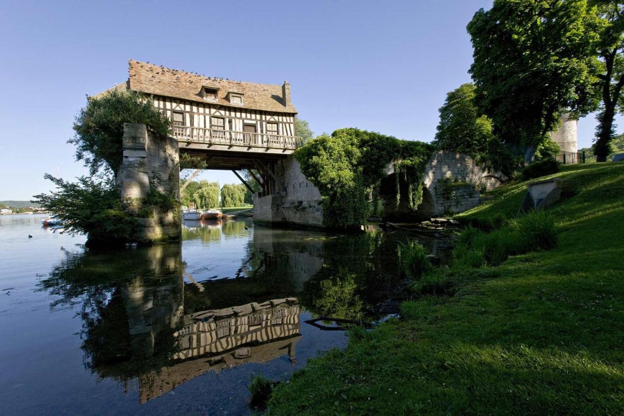 Maison Climatisee Avec Jardin Vernon  Bagian luar foto