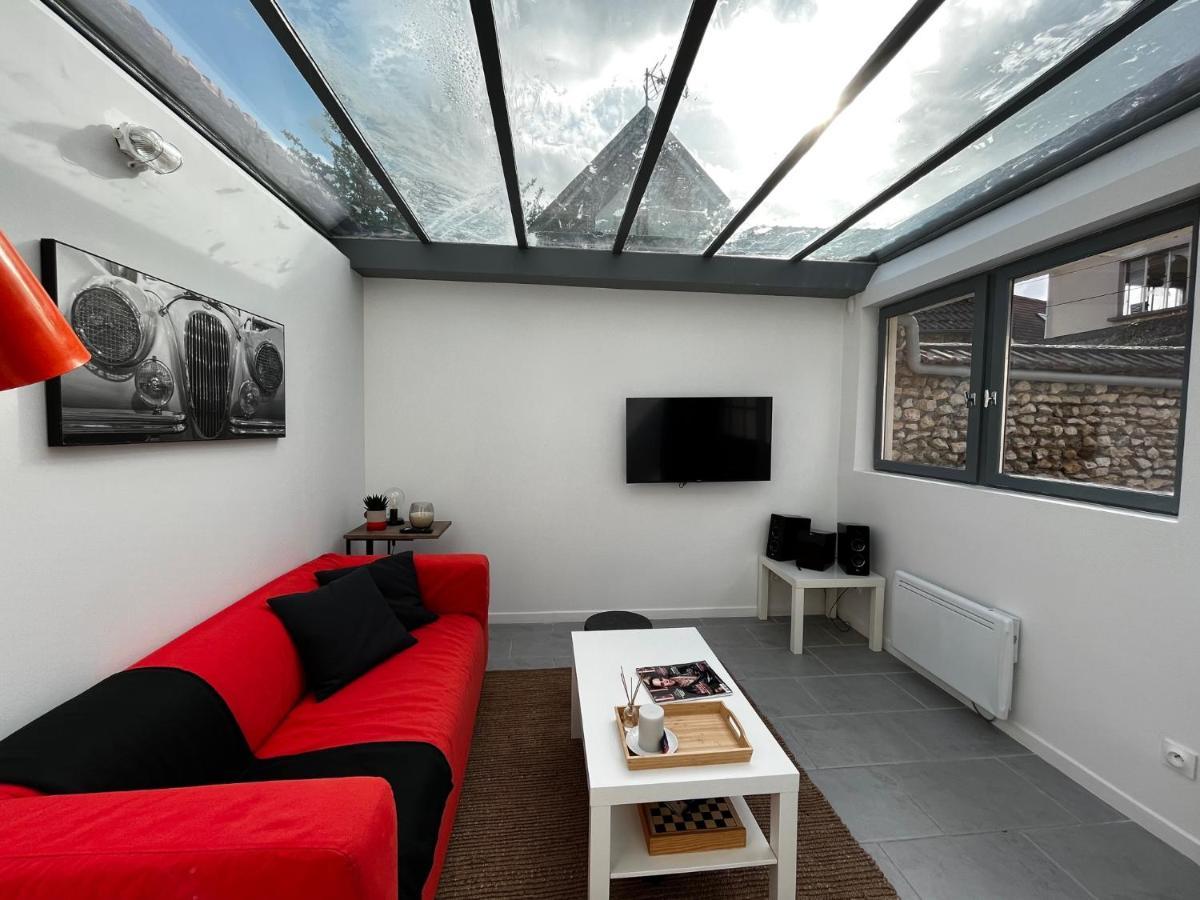 Maison Climatisee Avec Jardin Vernon  Bagian luar foto