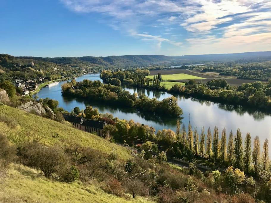 Maison Climatisee Avec Jardin Vernon  Bagian luar foto